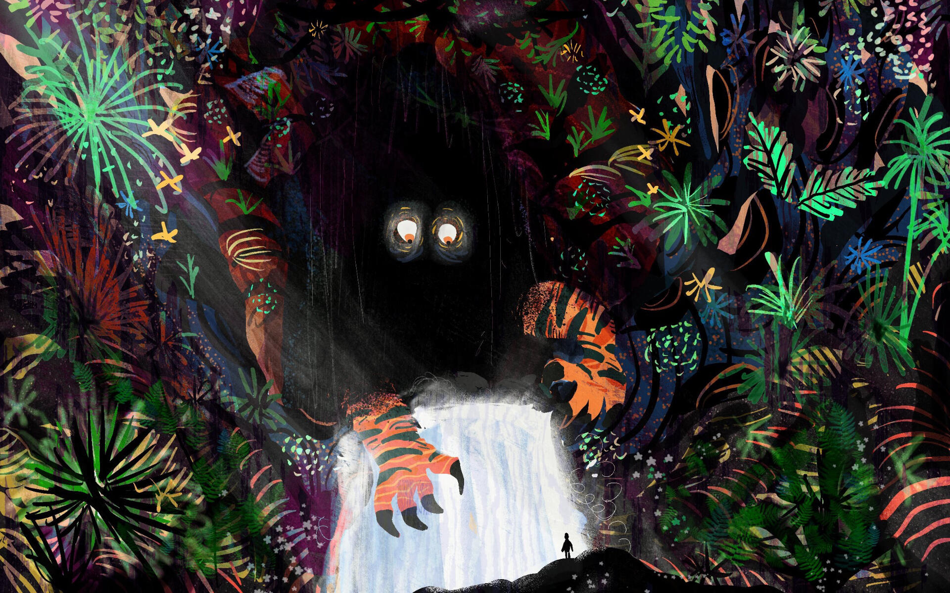 Cave of The Old God (2021) | Traditional and Digital Mixed Media