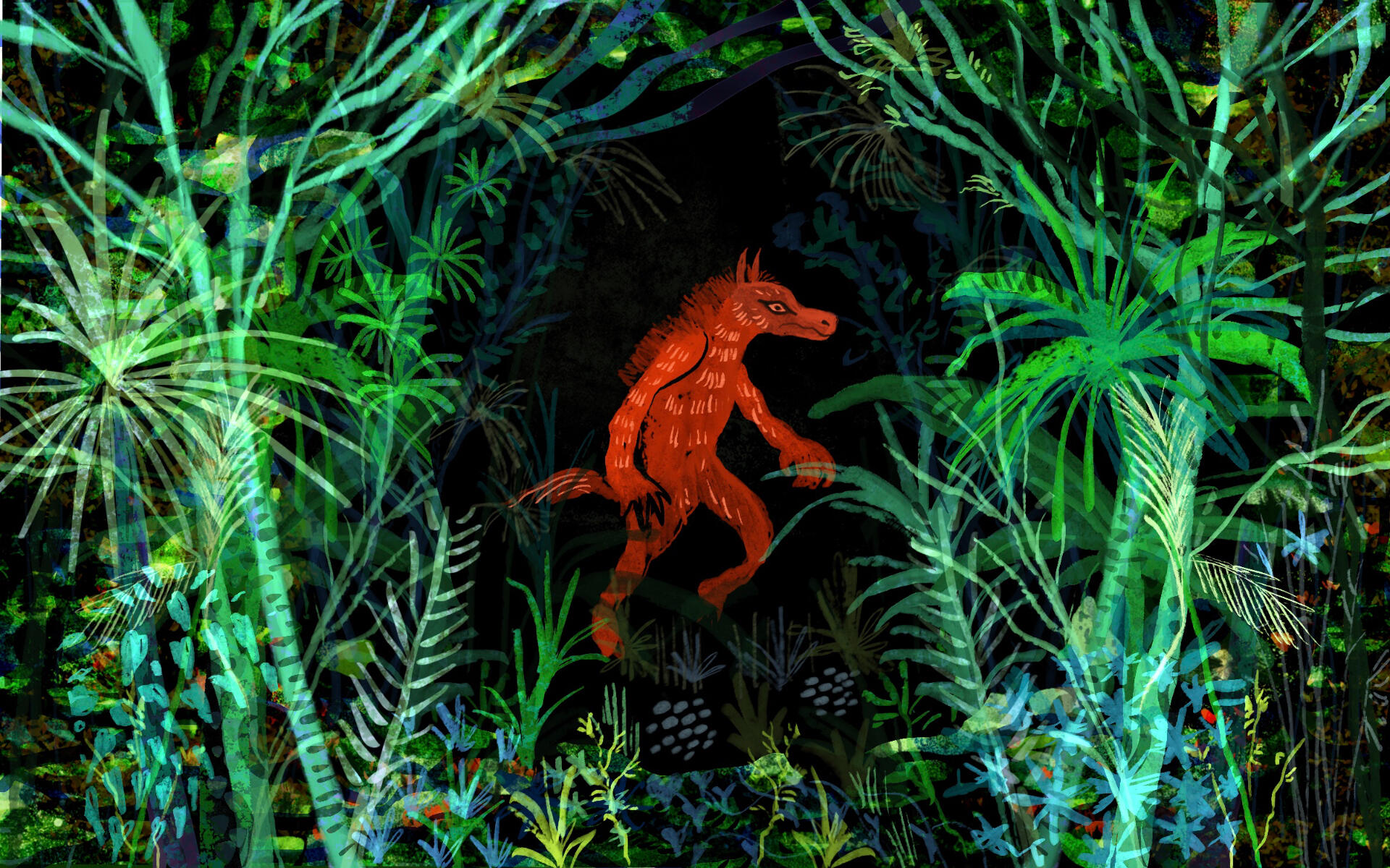 Tikbalang In The Wood (2021) | Procreate