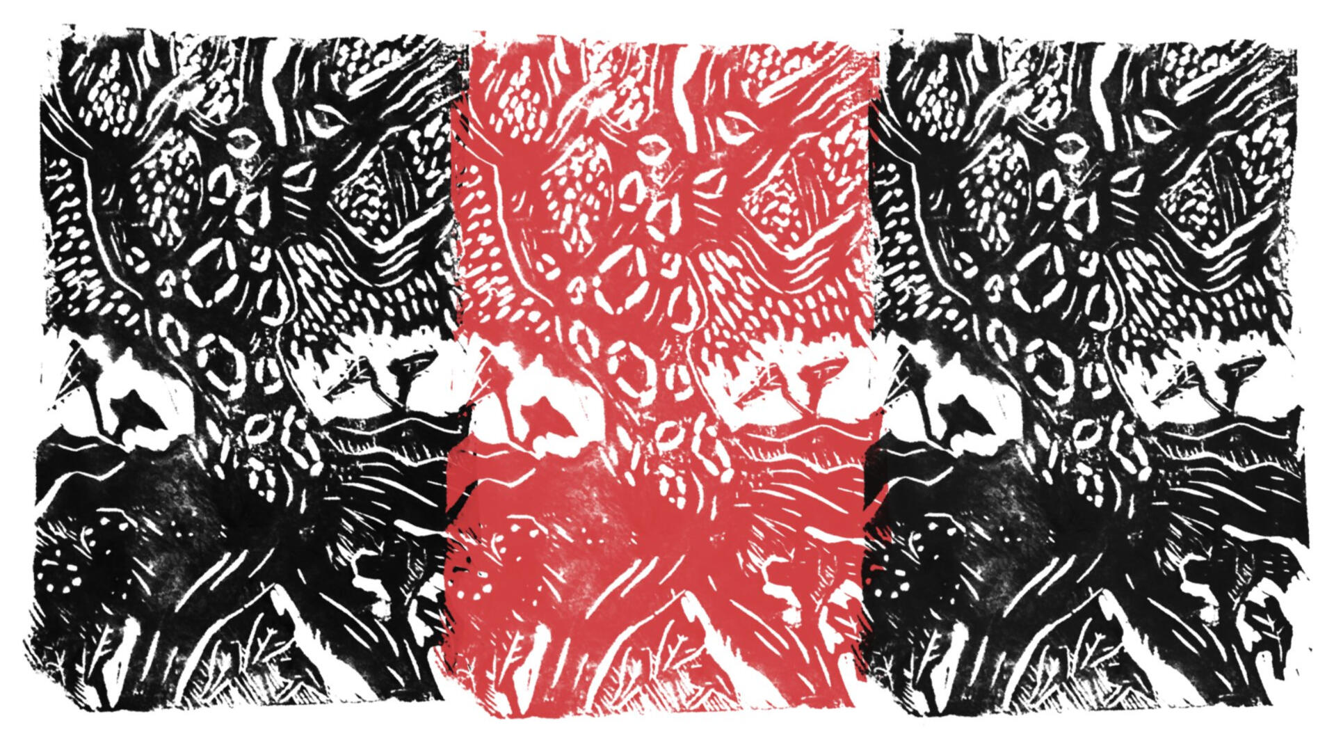 Gubat (2020) | Linocut Print