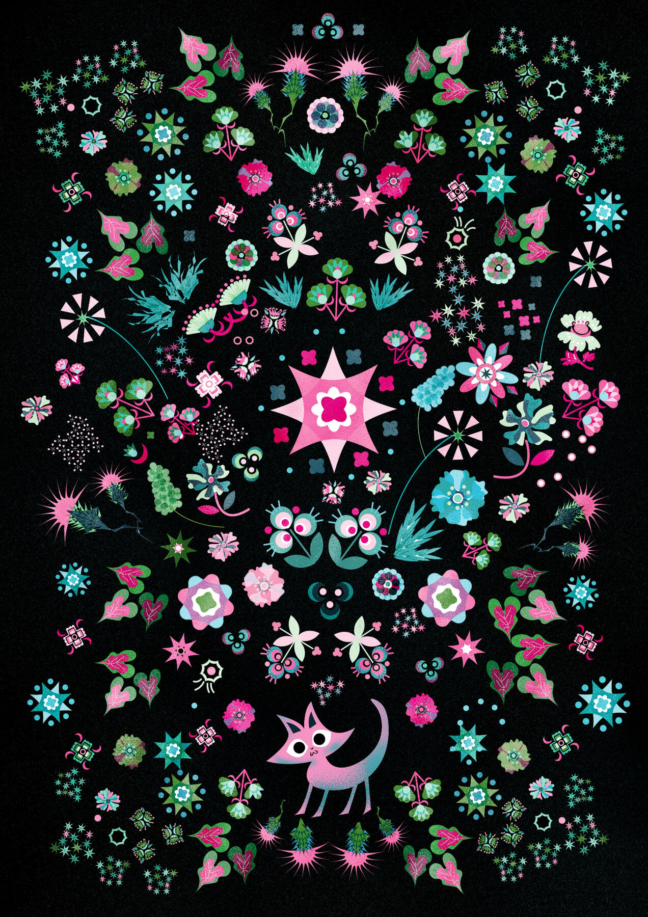 Open Your Eyes! The World Is Blooming (2021) | Adobe Illustrator