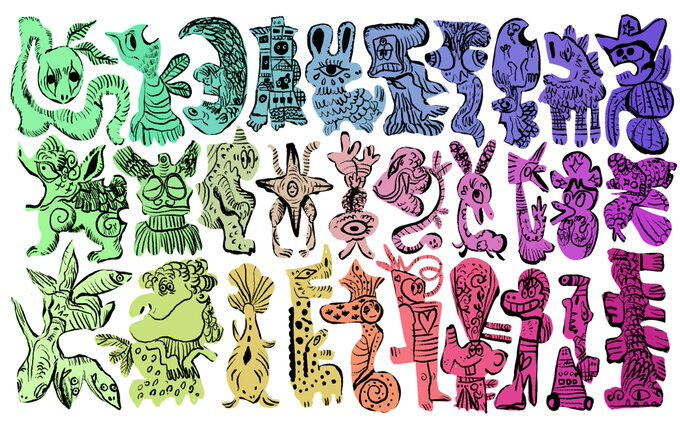 Brain Dust Buddies (2021) | Procreate