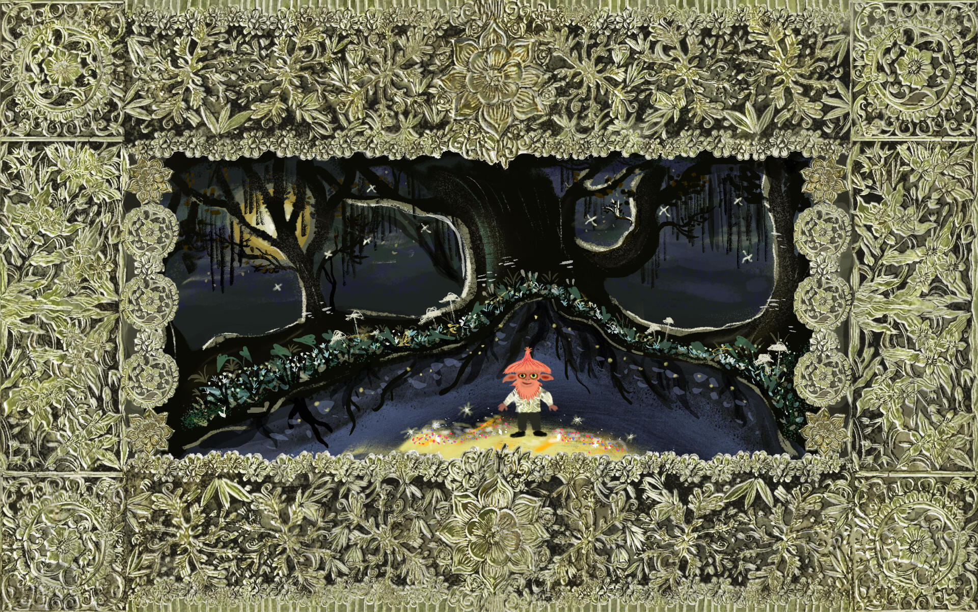 Under The Forest’s Mound (2021) | Traditional and Digital Mixed Media