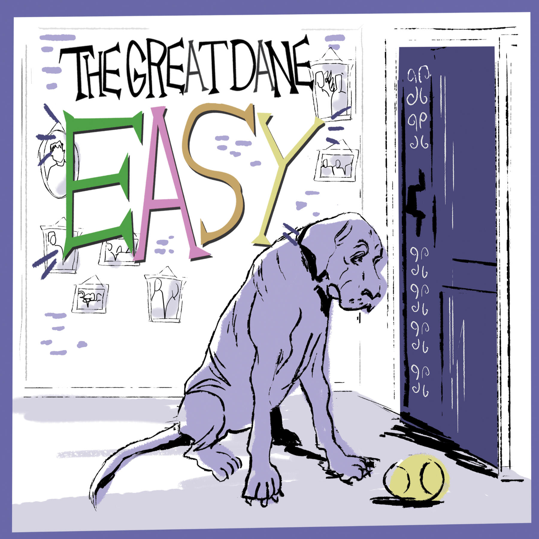 Album Art for The Great Dane's Easy (2020) | Adobe Photoshop