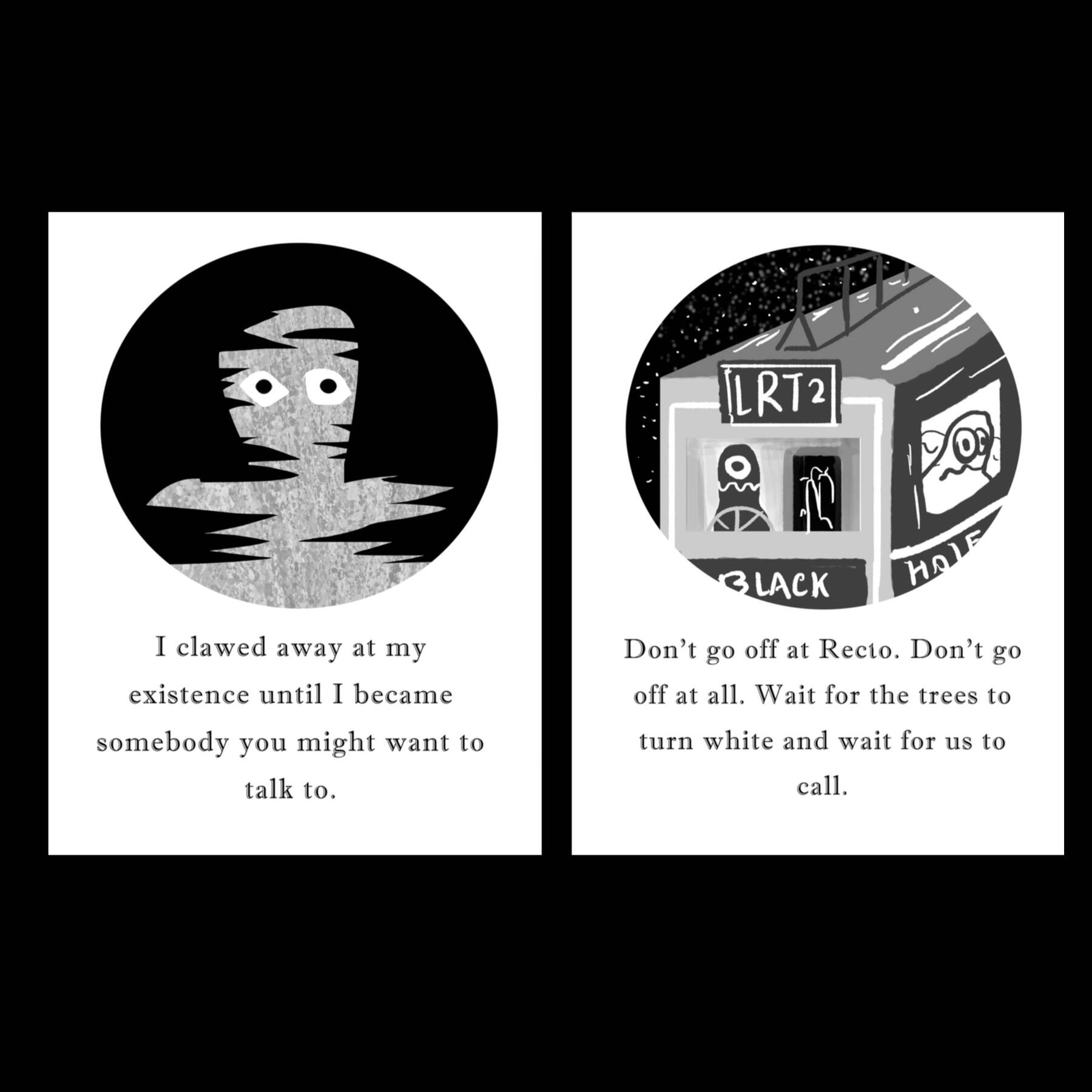 Illustrations for Black Hole Stories Comic Book (2015) | Adobe Photoshop