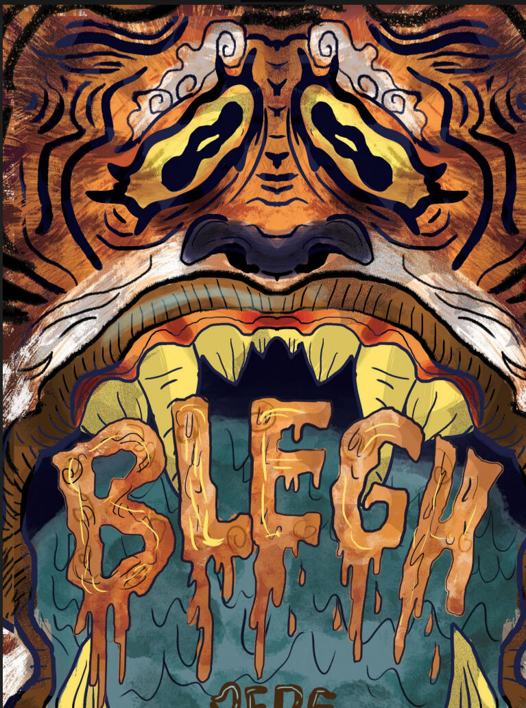 Cover Art for Blegh Comic Book (2019) | Adobe Photoshop